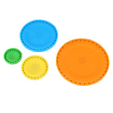 4Pcs Flower Maker Set Round 4 Sizes for Fabric Flower Making, Plastic & Resin