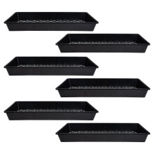 6Pcs Plant Germination Trays Hollow Bottom Growing Sowing Trays
