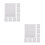 1600 Pcs Double Sided Adhesive Dots Clear Removable For Wall Hanging 4