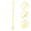 Shoe Horn Hanging Massage Claw Practical Pp Beige 4