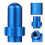 1 Pair Refit Accessories Cover For Bike Nozzle 10