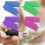 100Pcs Sponge Nail Finger Toe Separators For Manicure Pedicure 8