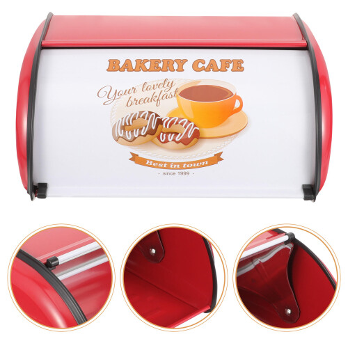 Kitchen Bread Holder Countertop Farmhouse Reusable Bread Box 2