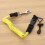 elastic paddle leash for kayak canoe boat, 155cm yellow 2
