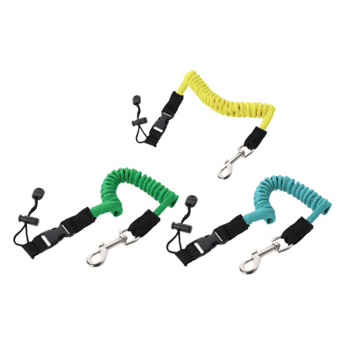 elastic paddle leash for kayak canoe boat, 155cm yellow 2