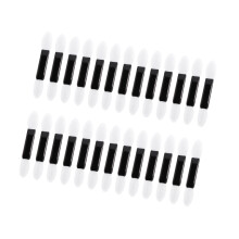 400Pièces Mini Pinceaux Double-Embouts Blancs Pour Voyage