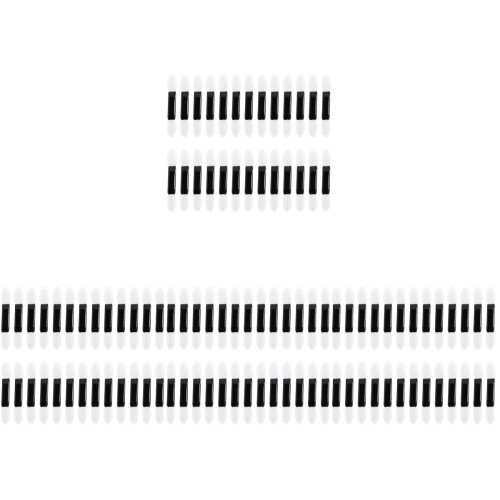 400Pièces Mini Pinceaux Double-Embouts Blancs Pour Voyage 2