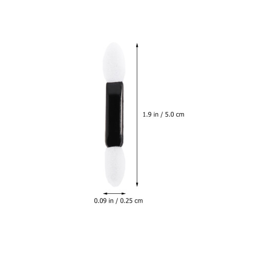 400Pièces Mini Pinceaux Double-Embouts Blancs Pour Voyage 1