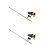 2 Pcs Stainless Steel Cello Tail Post Support Rod Assorted Color 6