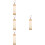 4Pcs Chinese Calligraphy Scroll Blank Hanging Wall Ornament For Office 7