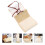 4Pcs Chinese Calligraphy Scroll Blank Hanging Wall Ornament For Office 9