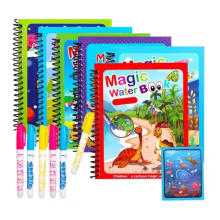 5x Children Early Education Toys Colouring Books with Pen Magic Drawing Book