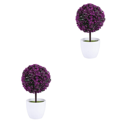 2 Pezzi Piante Artificiali A In E Giardino 2