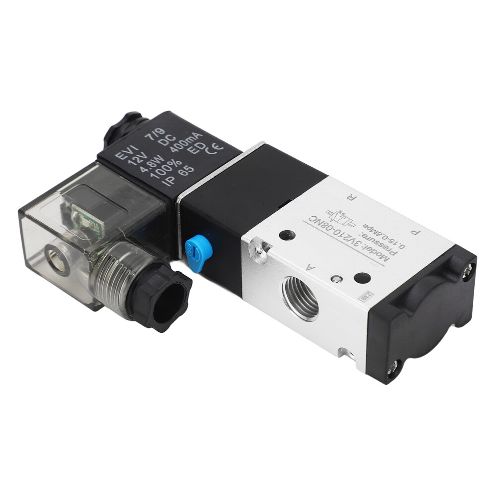 Ip65 Pneumatic Solenoid Valve 1/4In Npt 2-Position 3-Way Dc12v 6941351967151