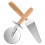 One Set Stainless Steel Pizza Cutter Wheel And Server 11