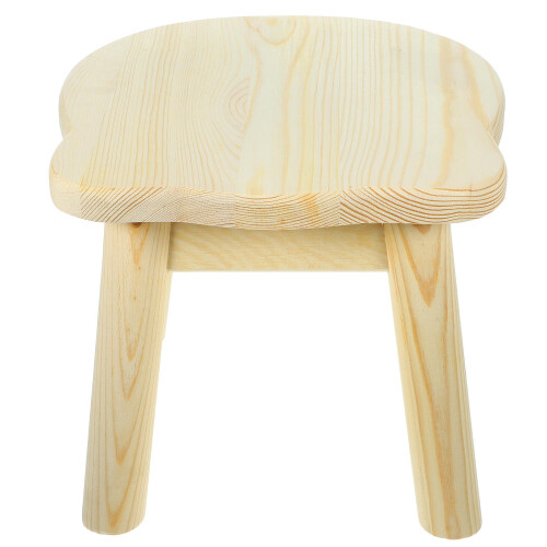 Wood Sgabello Rotondo Per Bambini