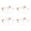 8 pezzi clip per a U, convertitore per foro 6