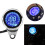 Universal Motorrad Digital-LED-LCD-Tachometer Tachometer Chrom 66mm 4