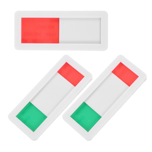 3 peças sinal /ocupado com adesivo para