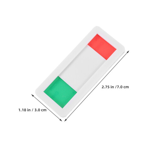 3 peças sinal /ocupado com adesivo para 2