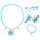 conjunto colar e pulseira com para , presente de aniversário 9
