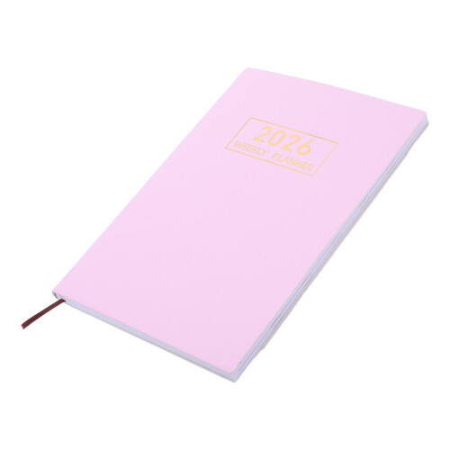 Planner A5 2026 Capa Couro Pu Portátil Trabalho