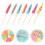 90 unid. guarda-chuvas com e para cupcakes 8