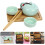Conjunto De De Porcelana Com Bule E 2 Xícaras - Verde 10