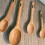 4Pcs Bakery Scoop Measuring Spoon Set Beech Teaspoon Cooking Cups 6