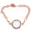 Pulseira com medalhão de para pingentes flutuantes 7