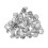100 unidades de bases para broche diy, -alfinetes, prata 8