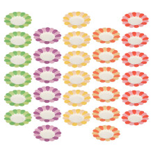 50 Unidades Descartáveis Flor Para Festa