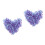 2Pcs Decorative Violet Acrylic Circle Sequins for DIY Craft Sewing 4