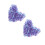 2Pcs Decorative Violet Acrylic Circle Sequins for DIY Craft Sewing 9