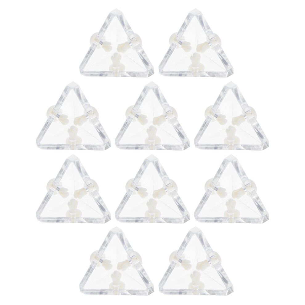 40 Sets Acrylic Clear Right Angle Brackets For Display Boxes L-Shaped-image-OPC-PKXBFVR-NEW