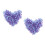 2Pcs Decorative Violet Acrylic Circle Sequins for DIY Craft Sewing 5