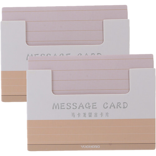 2Pcs 2 Bags Diy Lined Blank Cards For Office Use 2