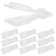10Pcs Plastic Plant Carrier With Ventilated Clamshell For Seedlings