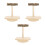 3Pcs Interactive Wooden Rocking Perch For Parrot Training And Play 5