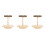 3Pcs Interactive Wooden Rocking Perch For Parrot Training And Play 8