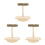 3Pcs Interactive Wooden Rocking Perch For Parrot Training And Play 10