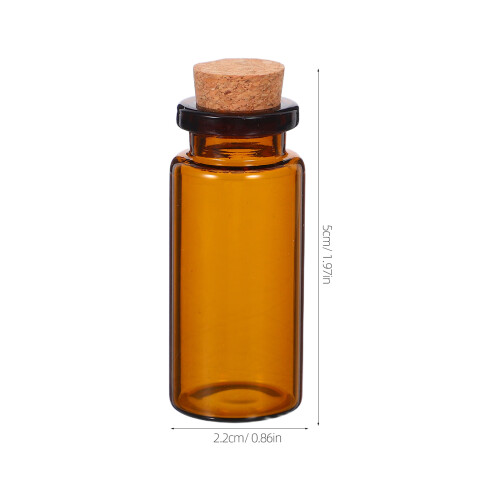 30Stk Tiny Glasflaschen 10Ml Mit Für DIY Tränke Hochzeitsgeschenke 1