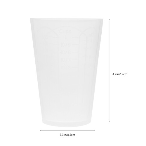 Silicone Measuring Cup Triangle Graduated Cup For Diy Epoxy Making 1