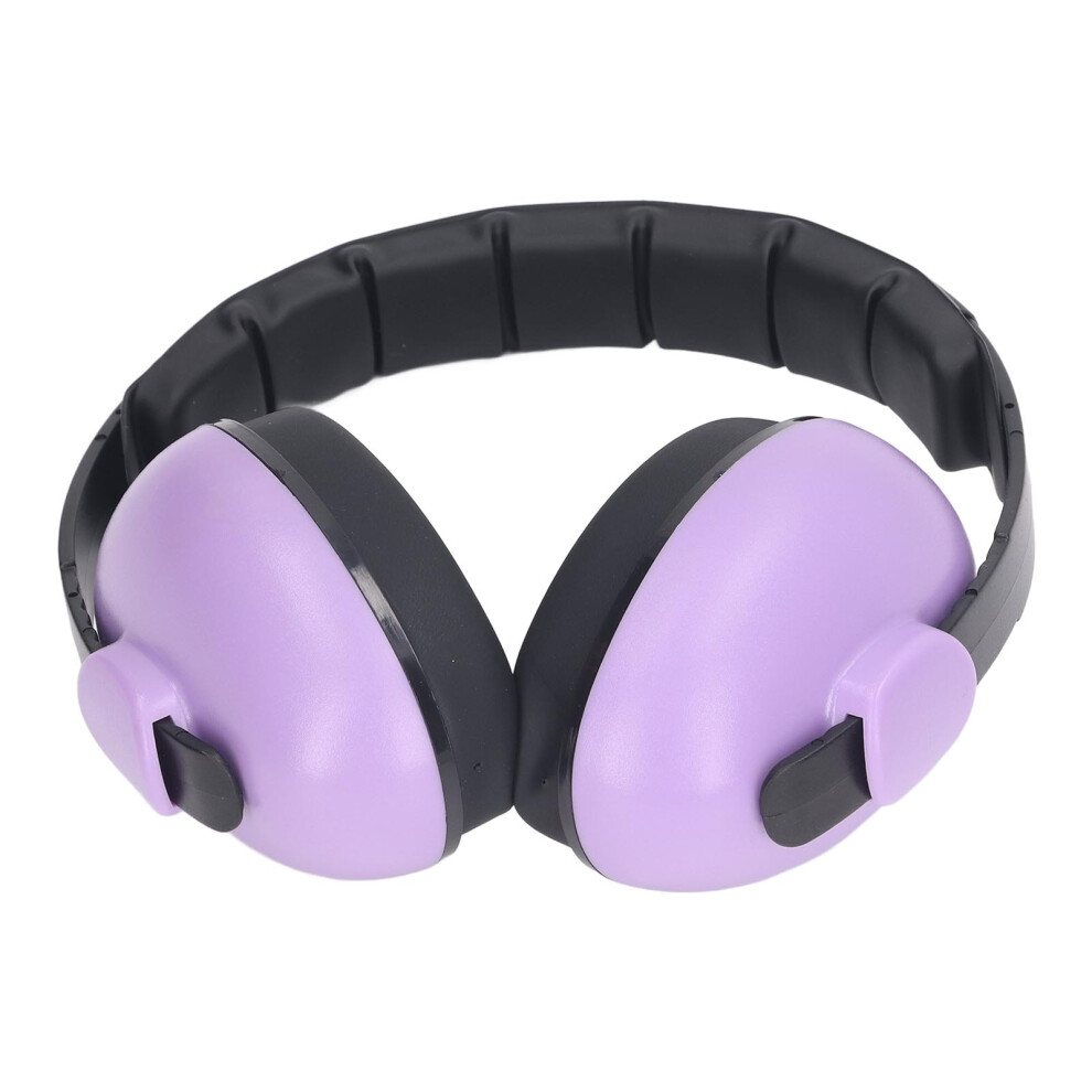 Nrr 31Db Noise Reducing Headphones Foldable Hearing Protection Ear Muffs Purple