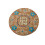 1 Pc Round Natural Cork Coaster Heat Resistant Patterned Table Mat 1