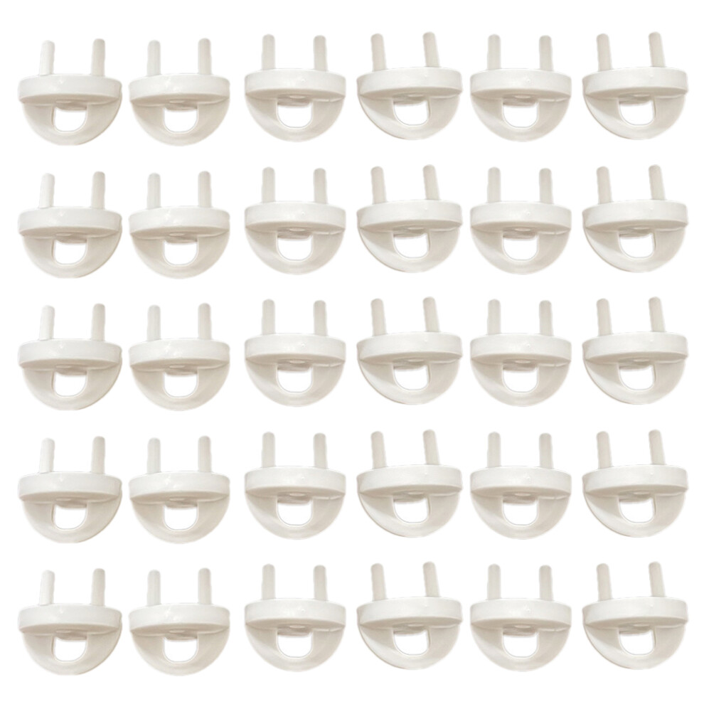 Inoomp 30Pcs Home Child Safety Plug Cover Electrical Protectors