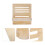 1pc Portable Desktop Storage Rack Foldable Kitchen Recipe Storage Rack 6