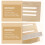 1pc Portable Desktop Storage Rack Foldable Kitchen Recipe Storage Rack 8