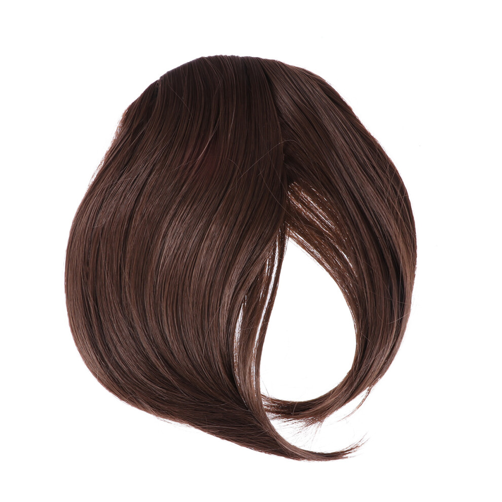 Inoomp Unisex Fashion Synthetic Clip In Bangs Hair Extension For Women Girls 8#