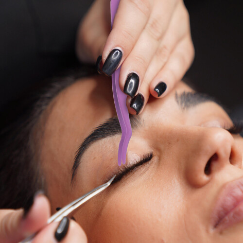 3Pcs Eyelash Extensions Tweezers Applicator Tools Clips 2